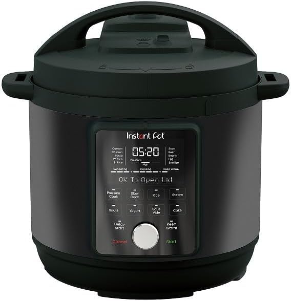 Instant Pot Duo Plus with WhisperQuiet Multi-Cooker 5.7L - Black, Electric Pressure Cooker, Slow Cooker