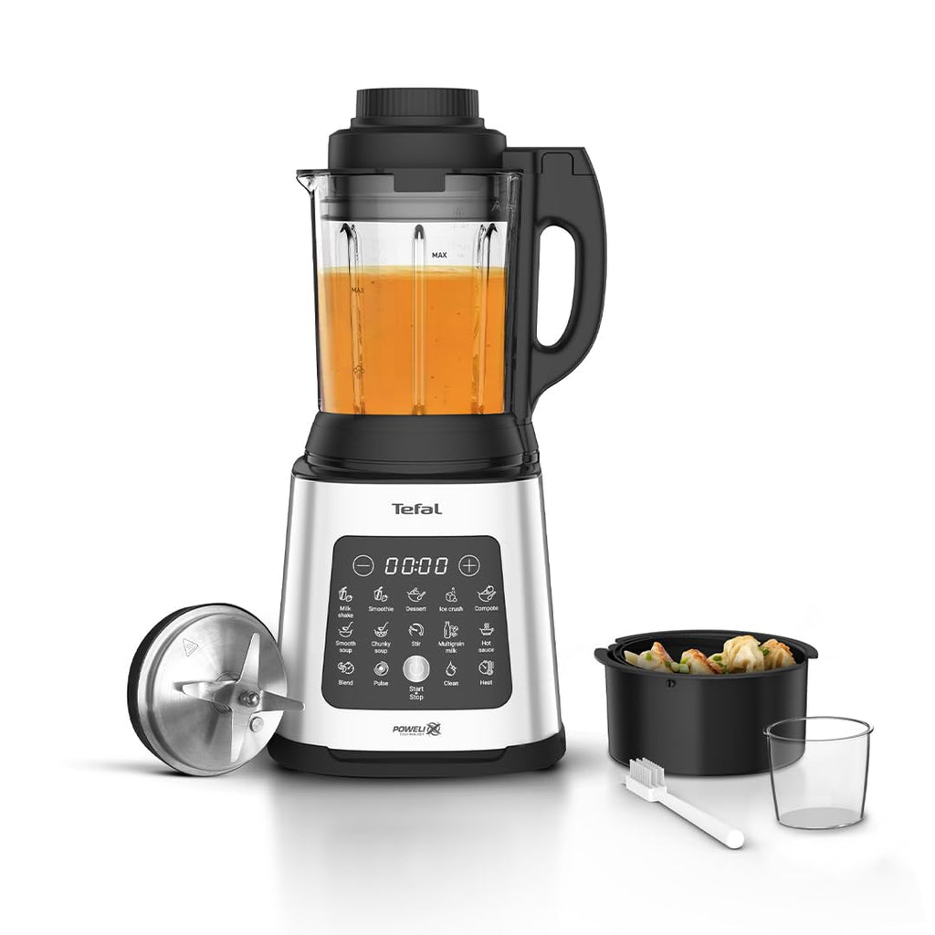 Tefal Blender & Soup Maker Perfectmix Cook, 2L, 10 Auto Programs, Smoothie Maker, Removable Blades