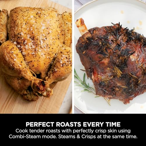 Ninja Foodi 11-in-1 SmartLid Multi-Cooker, 6L, Electric Pressure Cooker & Air Fryer, Layer Mains & Sides with Reversible Rack