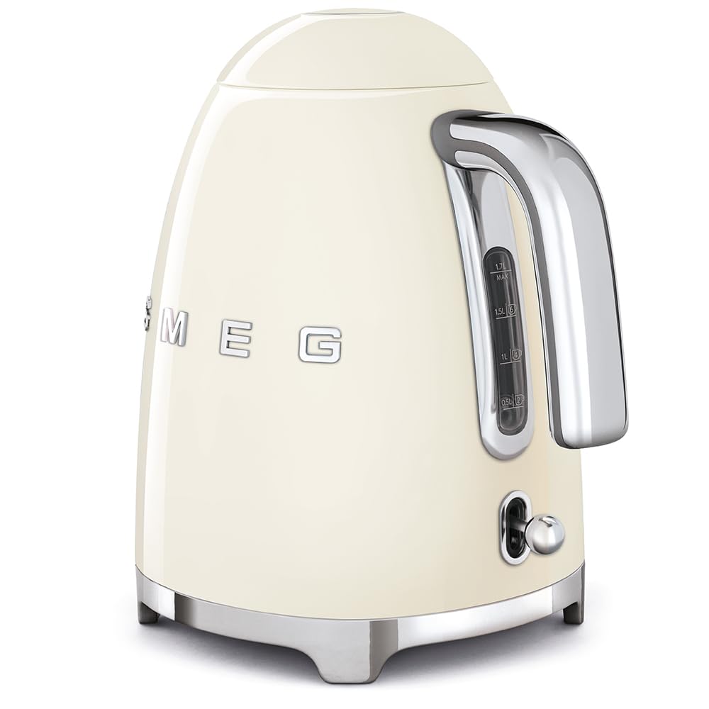 Smeg KLF03CRUK Retro Style Kettle - Cream