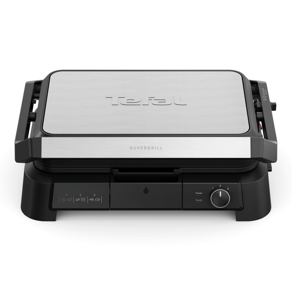 Tefal SuperGrill 3in1 XL, Indoor Grill, BBQ, Oven Style, Panini, Adjustable Temperature, XL Surface