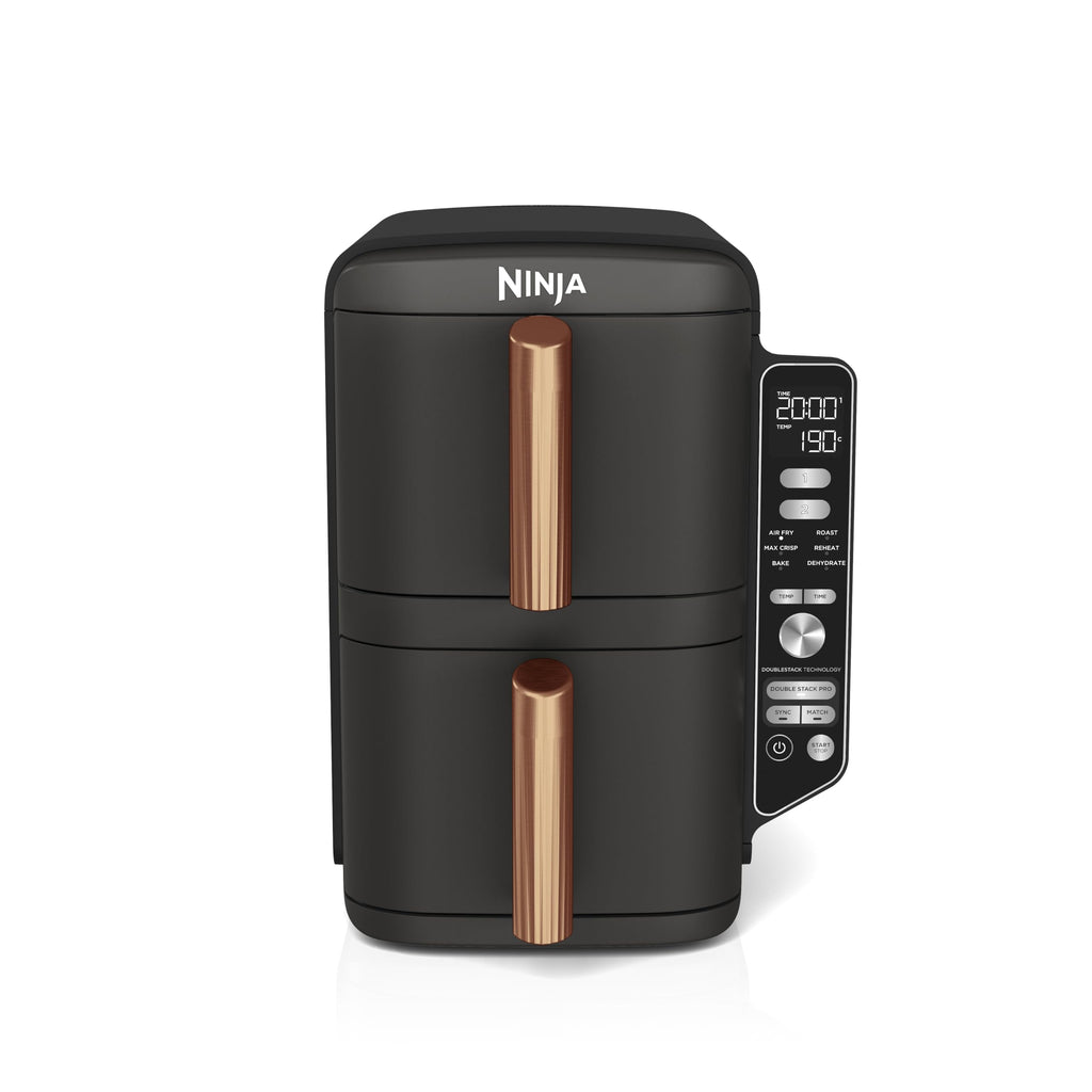 Ninja Double Stack XL Air Fryer, Vertical Dual Drawer Air Fryer with 4 cooking levels, 2 Drawers & 2 Racks