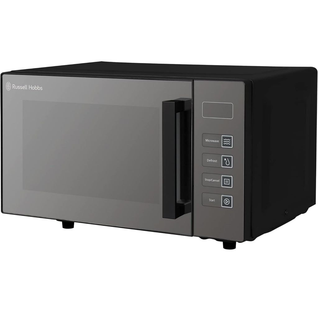 Russell Hobbs RHEM2301B 23L Easi Flatbed Digital 800w Solo Microwave, Freestanding, Black