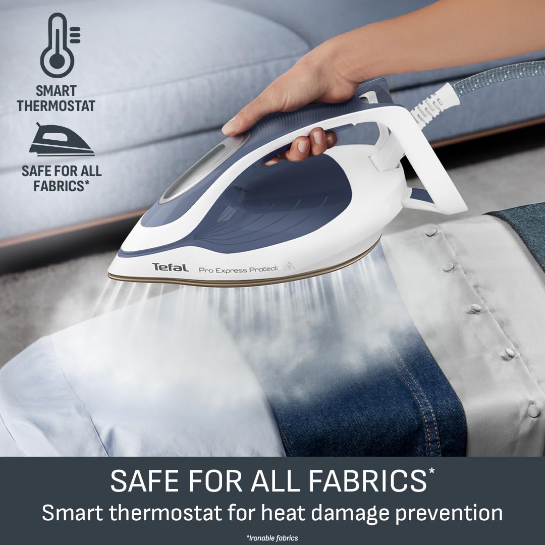 Tefal ProExpress Protect Steam Generator Iron, 7.5-Bar High Pressure, 560g/min Steam Boost