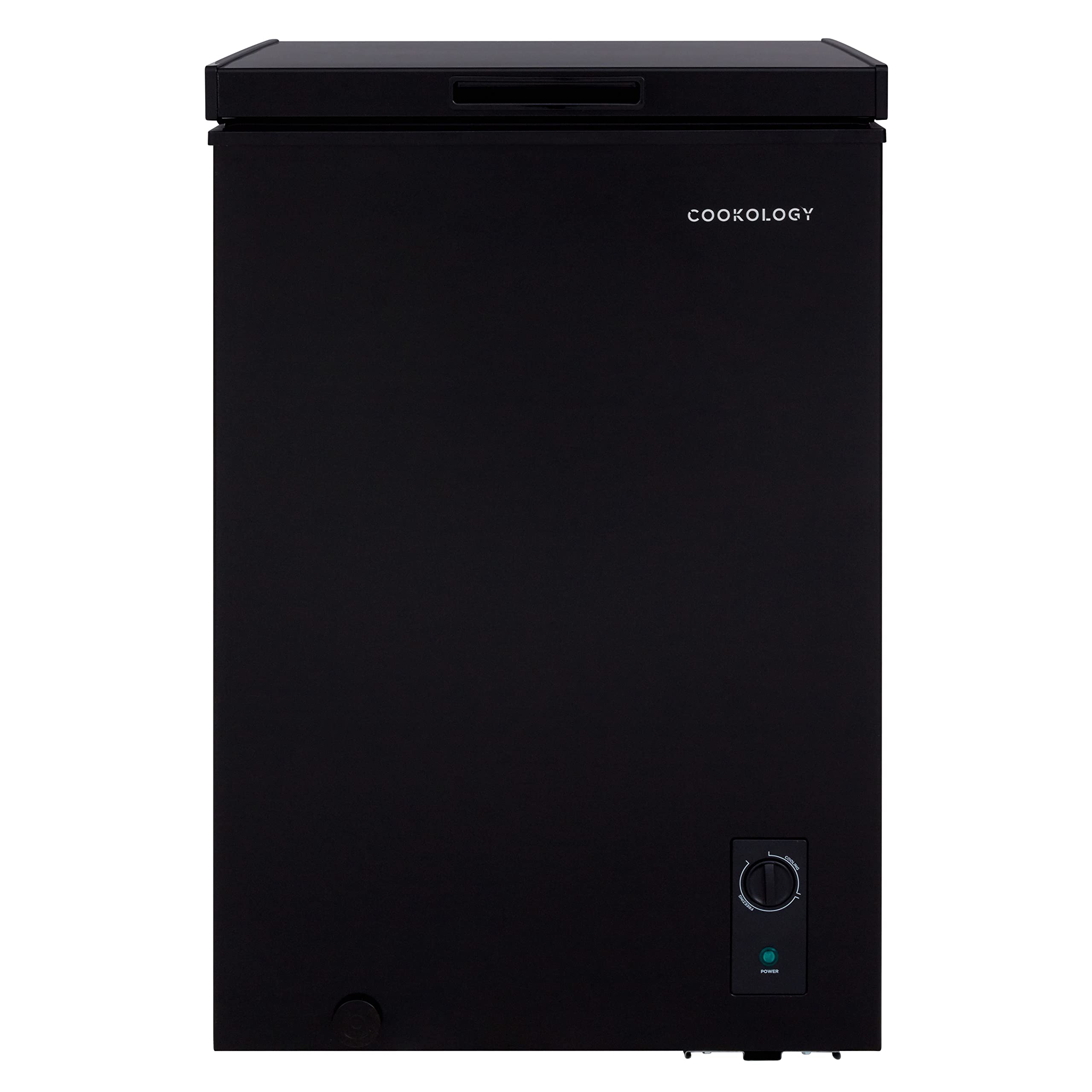Cookology CCFZ99BK Freestanding Chest Freezer in Black - 99 Litre Capacity - For Kitchens