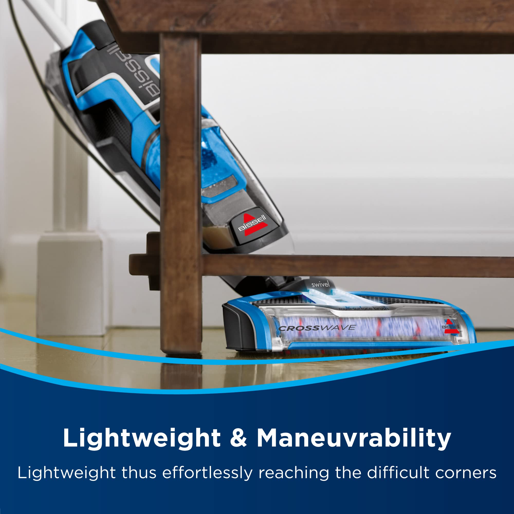 BISSELL CrossWave, 3-in-1 Multi-Surface Vacuum Cleaner, Floor cleaner machine All in One Step Vacuums