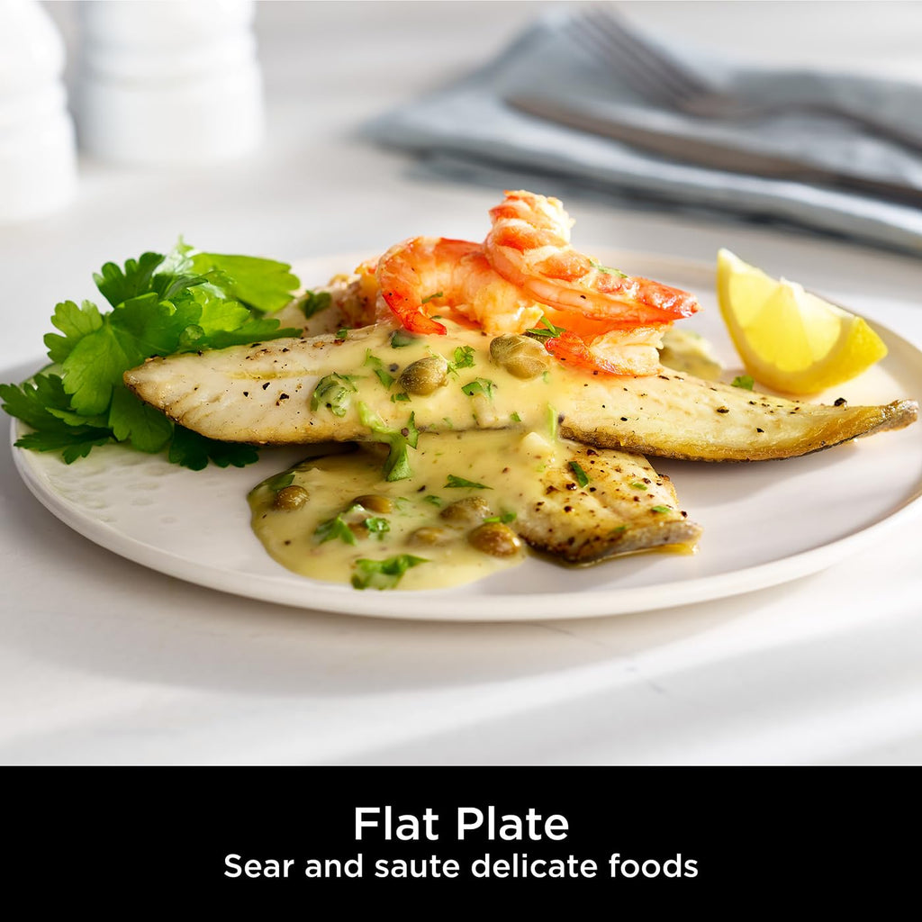 Ninja Foodi MAX PRO Health Grill, Flat Plate & Air Fryer 3.8L with Digital Cooking Probe, 7-in-1, Air Fry