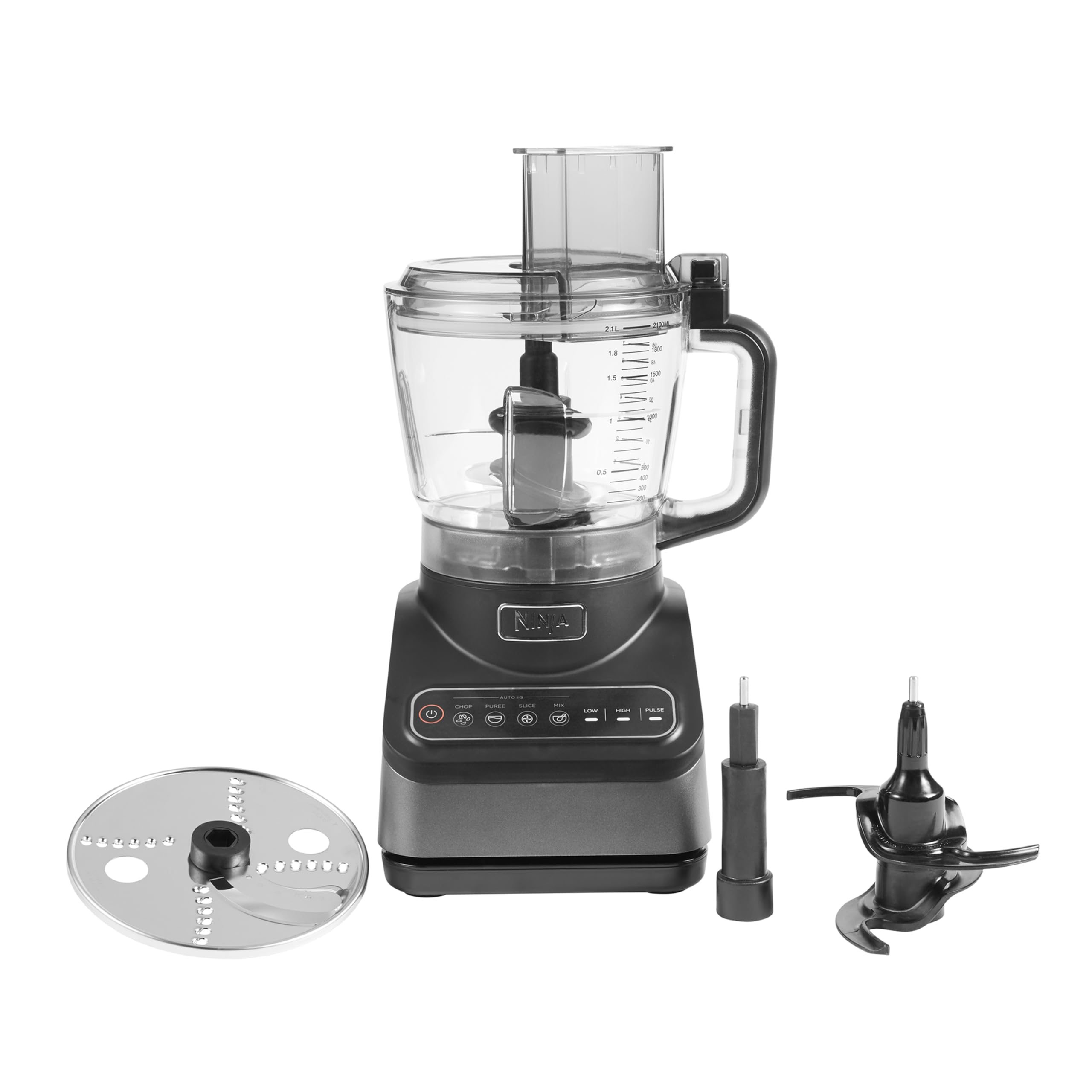 Ninja Food Processor with 4 Automatic Programs; Chop, Puree, Slice, Mix, and 3 Manual Speeds, 2.1L Bowl