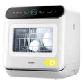 COMFEE' Table Top Dishwasher 7+3 Programs Mini Tabletop Dishwasher No Plumbing, 6L Built-in Water Tank