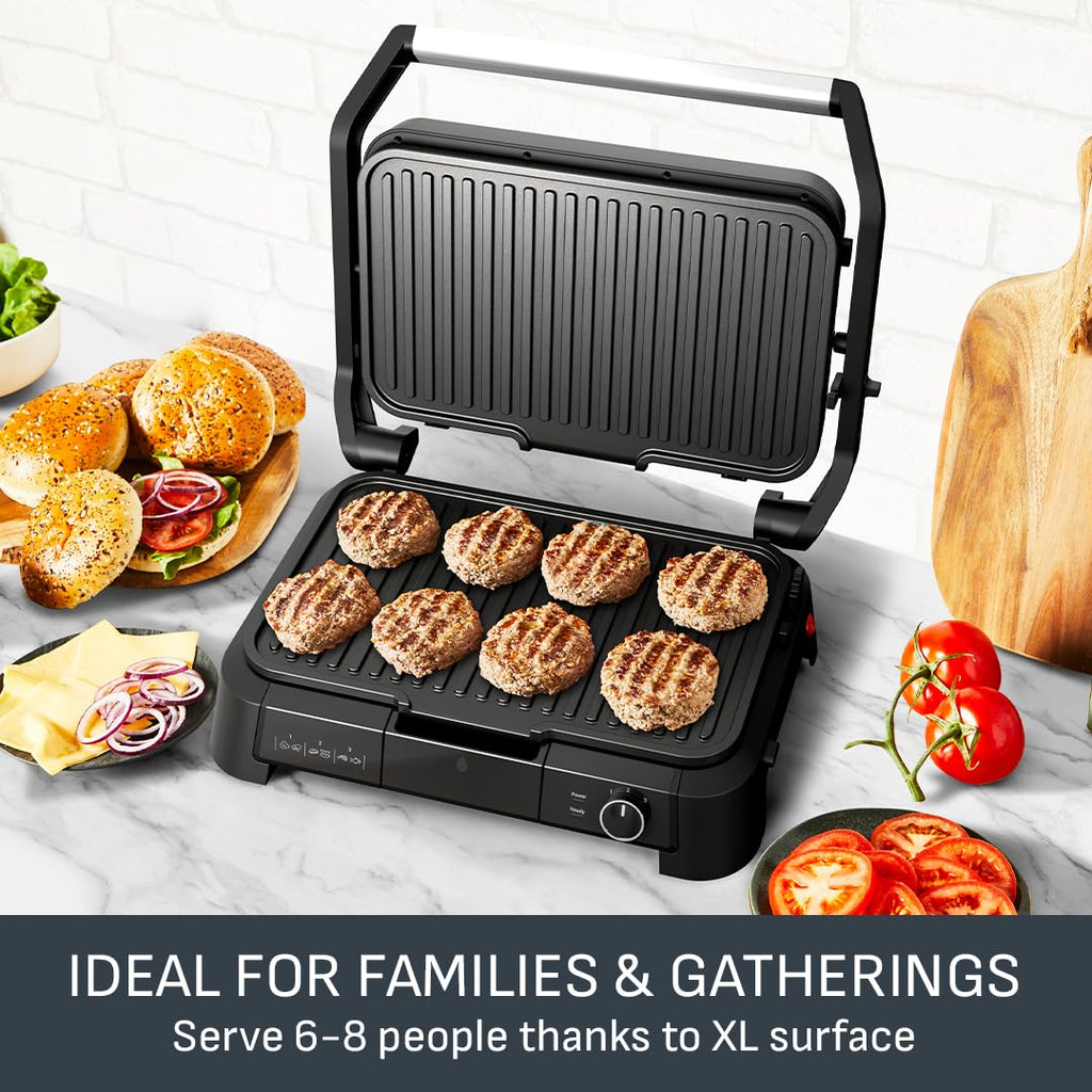 Tefal SuperGrill 3in1 XL, Indoor Grill, BBQ, Oven Style, Panini, Adjustable Temperature, XL Surface