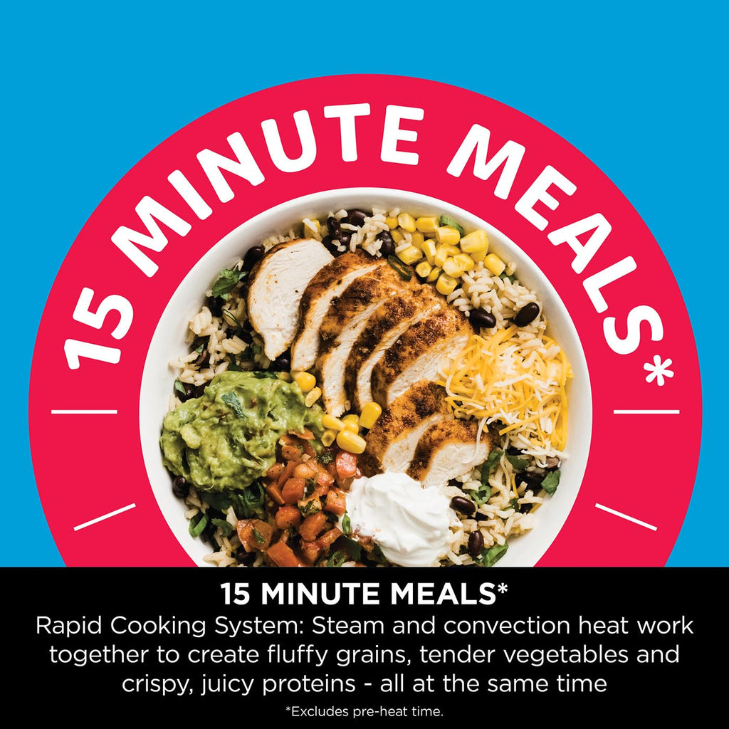 Ninja Speedi 10-in-1 Rapid Cooker, Air Fryer and Multi Cooker, 5.7L, Meals for 4 in 15 Minutes, Air Fry, Steam