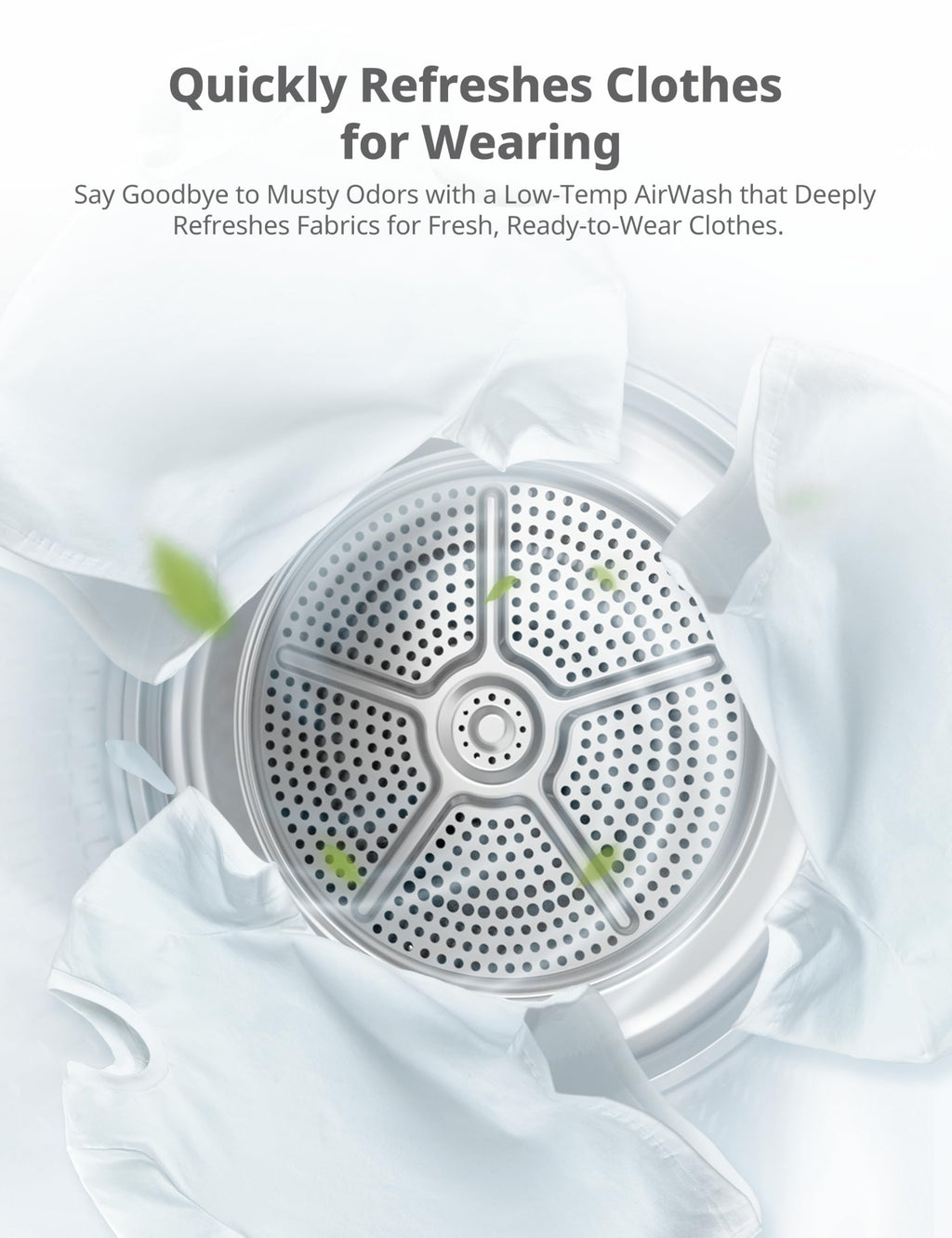 COMFEE' Freestanding Heat Pump Tumble Dryer,8kg Front Load, A+ Class, 16 Programmes