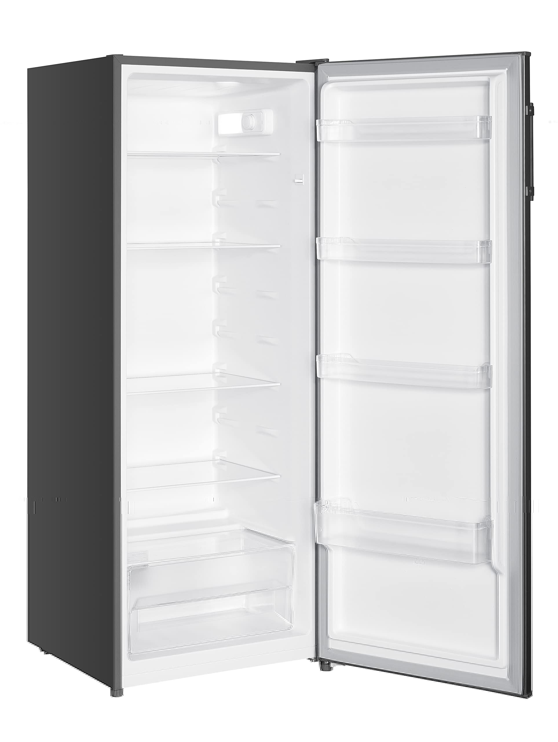Cookology CTFR240IX Tall Freestanding Larder Fridge 240 Litre, 143cm High and 55cm