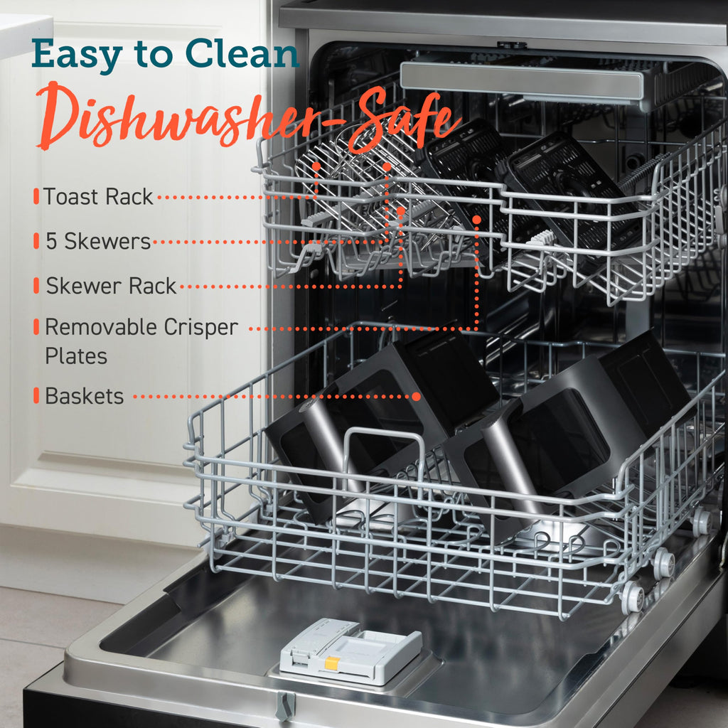 COSORI Dual Air Fryer, 8.5L Family Size, 8-In-1, Air Fry, Roast, Bake, Reheat, Dehydrate, Grill