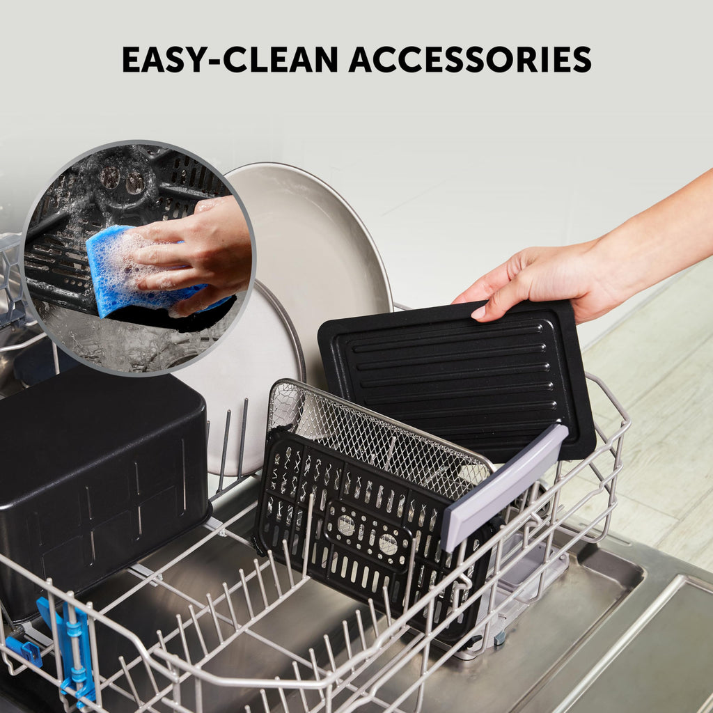 Breville Halo Flexi Air Fryer Digital Dual Air Fryer Oven 11L: Serves 10+ People FryBakeGrillRoast & Reheat 2400 W