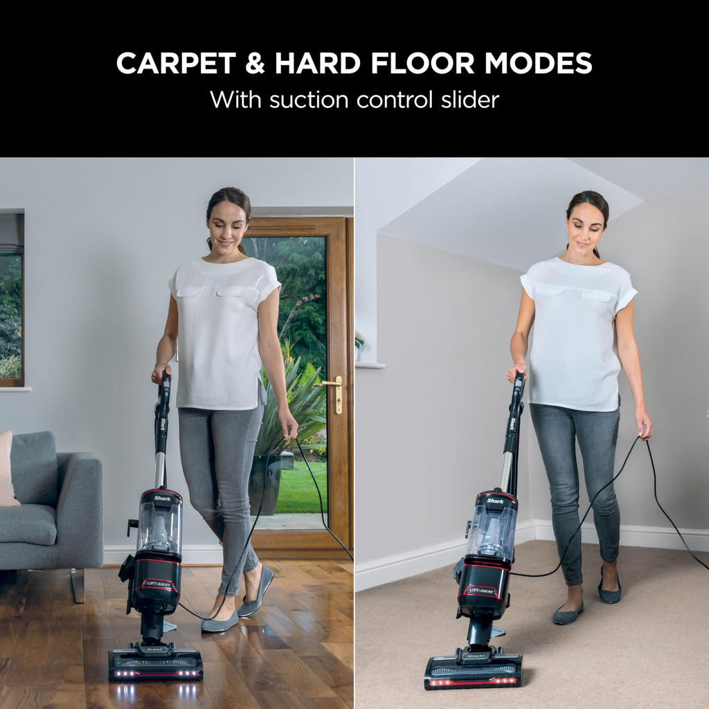 Shark Corded Upright Vacuum Cleaner 1.1L with Lift-Away Technology, Pet Model, LED Headlights