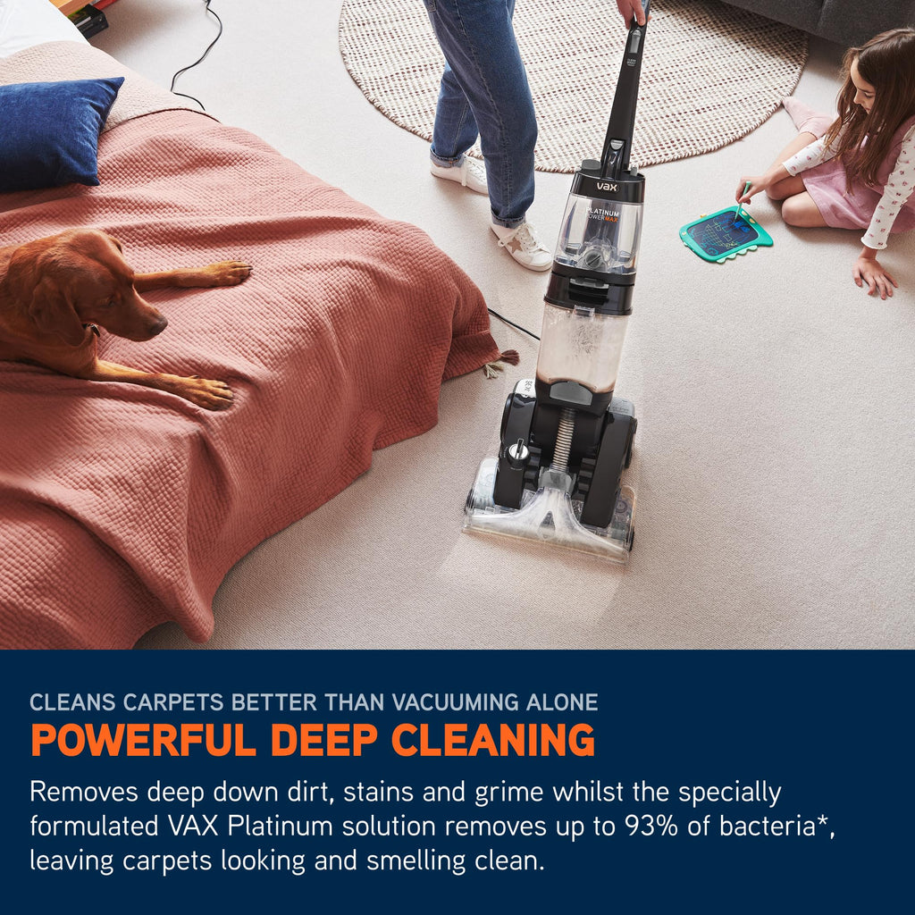 Vax Platinum Power Max Carpet Cleaner Machine, Rug, Upholstery, Car, Stair Upright Shampooer Washer